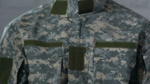 The Draft written on paper in hands of male soldier, military duty, closeup Stock Footage 108011546