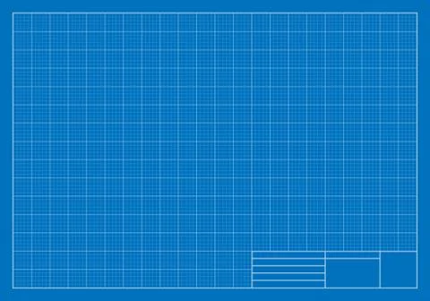 Drafting Blueprint, Grid, Architecture Illustrazione stock