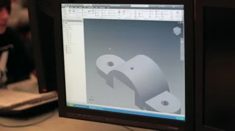 Drafting CAD computer screen Stock-Footage 10683166