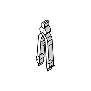 Drafting compass architectural drafter isometric icon vector illustration Stock Illustration