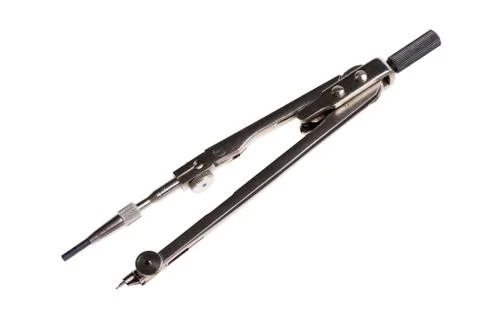 Drafting machine on white background Stock Photos