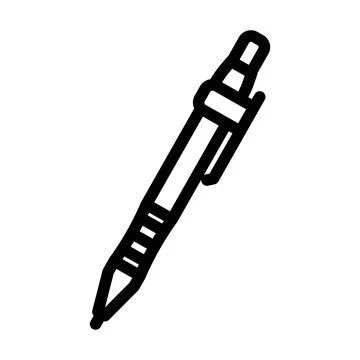 Drafting pencil architectural drafter line icon vector illustration Stock Illustration