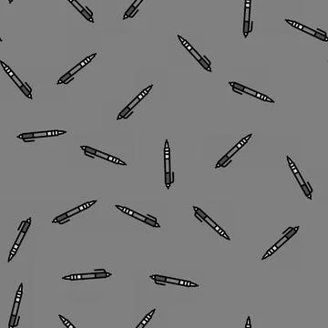 Drafting pencil architectural drafter vector seamless pattern Stock Illustration