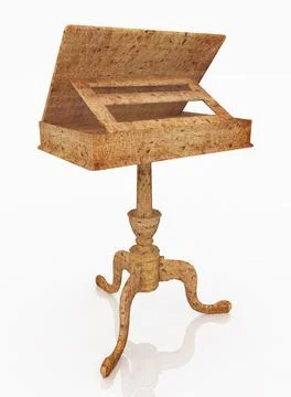 Drafting table old fashioned Stock Illustration