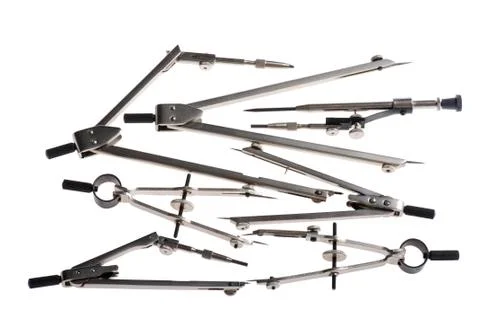 Drafting tool isolated on white background Stock Photos