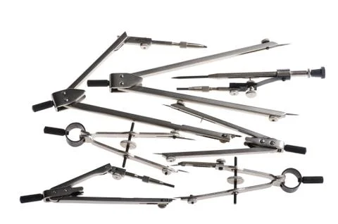 Drafting tool isolated on white background Stock Photos