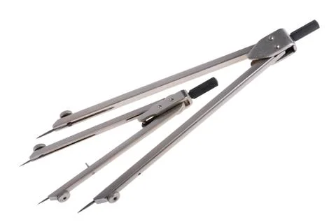 Drafting tool on white background Stock Photos