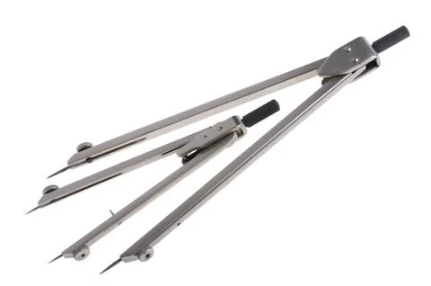 Drafting tool on white background Stock Photos