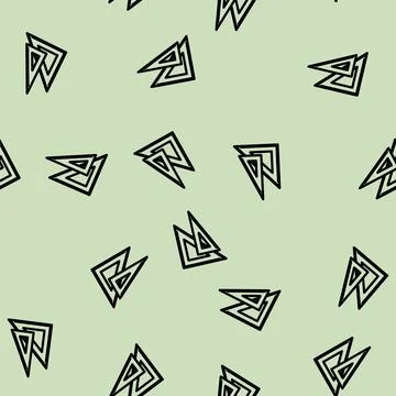 Drafting triangle architectural drafter line vector seamless pattern Illustrazione stock