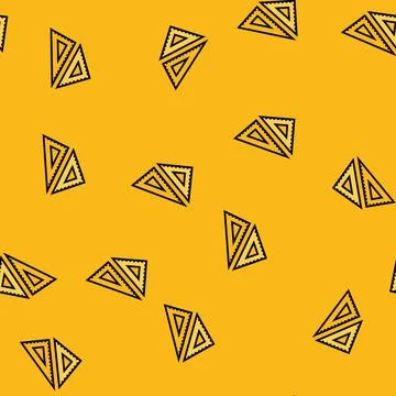 Drafting triangle architectural drafter vector seamless pattern Stock Illustration