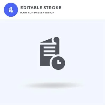 Drafts icon vector, filled flat sign, solid pictogram isolated on white, logo Stock Illustration