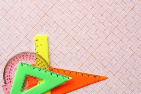 Draftsmanship tools Stock Photos