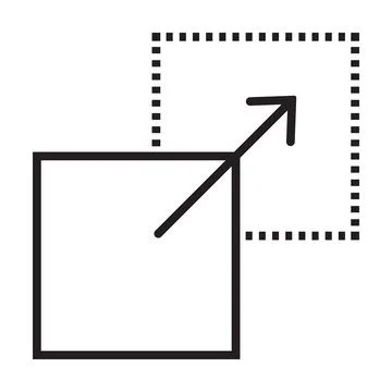 Drag and drop icon vector for graphic design, logo, website, social media, mo Stock Illustration