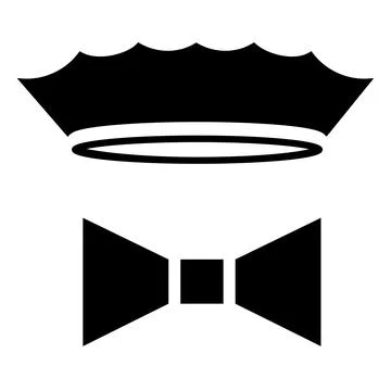 Drag king concept pictogram vector illustration. Stock Illustration