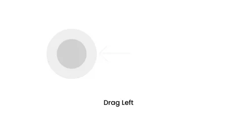 Drag Left Gesture Icon Stock Footage 335576658
