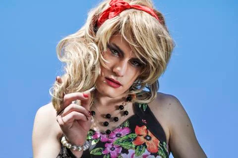 Drag queen looking Stock Photos
