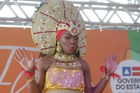 Drag queen presentation Stock Photos