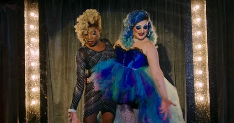 Drag queens Stock Footage 129722115