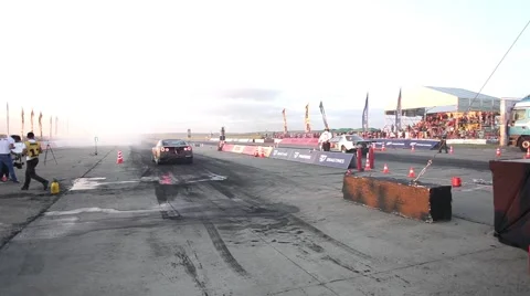 Drag racing Stock Footage 52459262