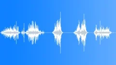 Dragging light plastic on concrete Sound Effect