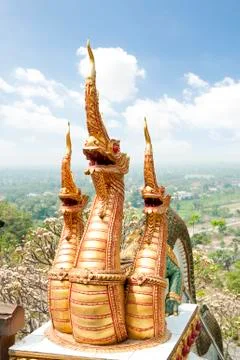 Dragon 3 head Stock Photos