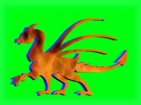 Dragon 5 Green Screen Stock Footage 107170292