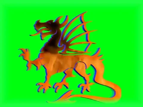 Dragon 7 Green Screen Stock Footage 107170281