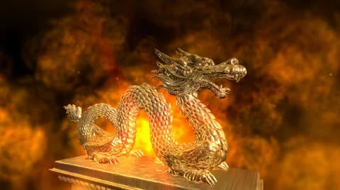Dragon animation Stock Footage 28753042