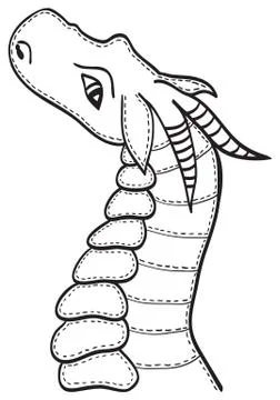 Dragon baby Illustrazione stock