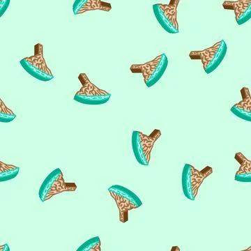 Dragon blood tree isometric icon seamless pattern Illustrazione stock
