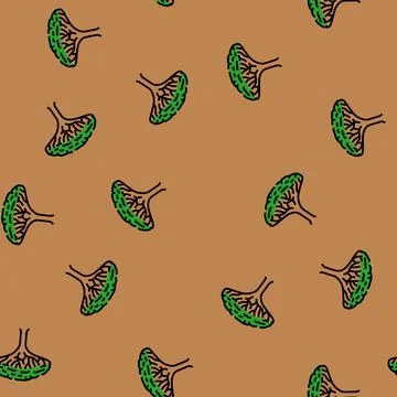 Dragon blood tree vector seamless pattern Stockillustratie