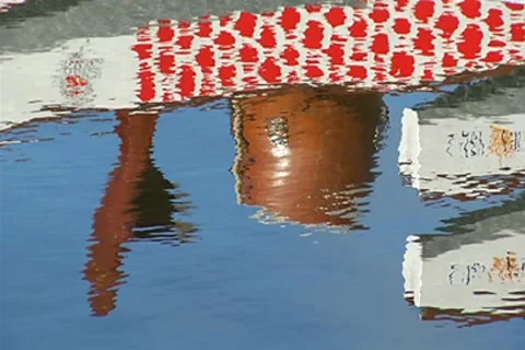 Dragon Boat Chari &amp; Drum Reflection Stock Footage 8515960