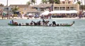 Dragon Boat Crew Bailing Water HD Footage