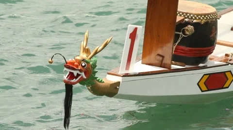 Dragon boat Stock Footage 7732475
