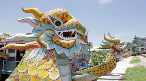 Dragon boat Video stock 66892834