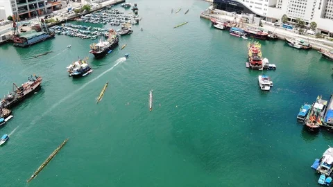 Dragon boat Stock Footage 109057192