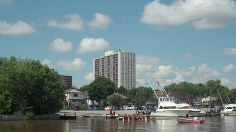 Dragon Boat Training Stock Footage 25509505