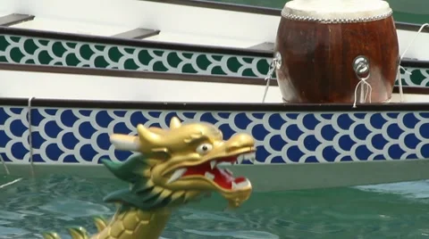 Dragon boats 스톡 동영상 7732448
