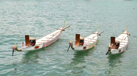 Dragon boats Stock Footage 7732483