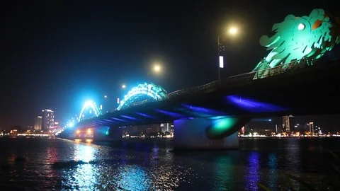 The Dragon Bridge Video stock 88636376