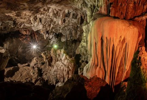 Dragon cave, Konglor Loop, Thakhek, central Laos 写真素材