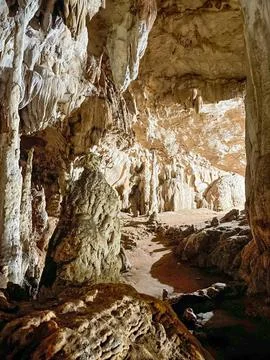 Dragon cave, Thakhek loop, Laos Stock Photos