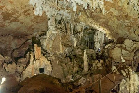 Dragon cave, Thakhek loop, Laos Stock Photos