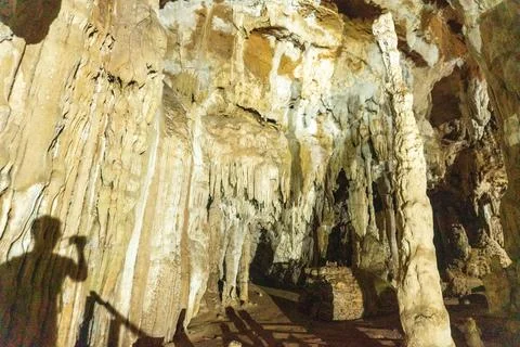 Dragon cave, Thakhek loop, Laos Stock Photos