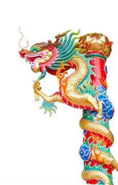 Dragon with clipping path 写真素材