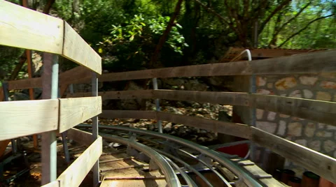 Dragon Coaster - Roller Coaster, Part 1 Stock Footage 53086261