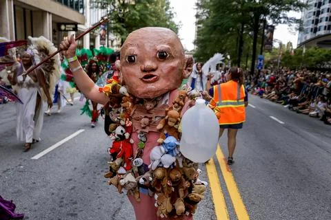 Dragon Con Parade, sci-fi &amp; fantasy convention in Atlanta, USA - 02 Sep 2023 Stock Photos