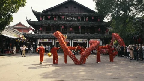 Dragon Dance China’s national intangib... | Stock Video | Pond5