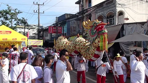Dragon Dance Stock Footage 141568693