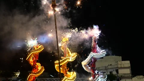 Dragon dance Stock Footage 297098105